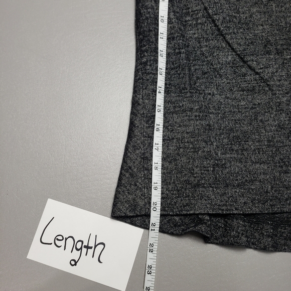 Ann Taylor 68% wool gray and black skirt women's size 0 petite - Picture 8 of 9